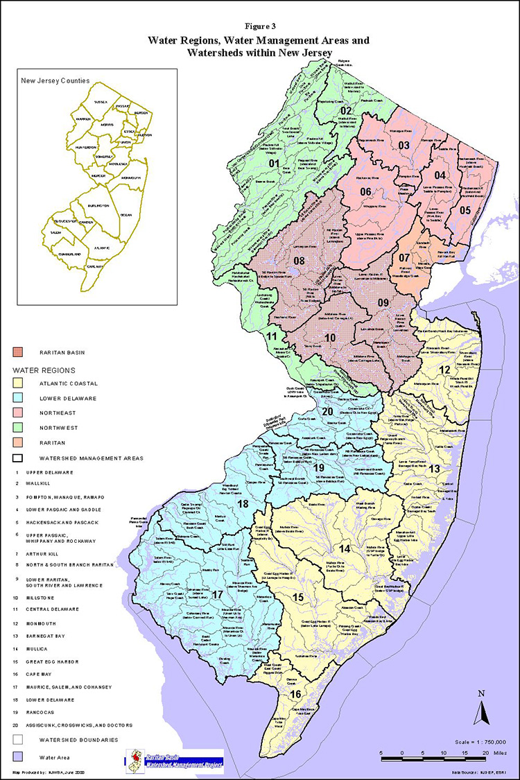 NJ Water Regions