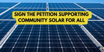 Sign the Petition Supporting Community Solar for All