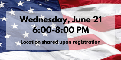 Join us on Wednesday, June 21 from 6-8 PM in Morris County for our PAC fundraiser.