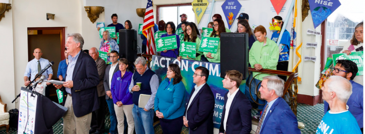 Rep. Frank Pallone speaks at NJLCV Ed Fund's Superstorm Sandy 5-year commemoration